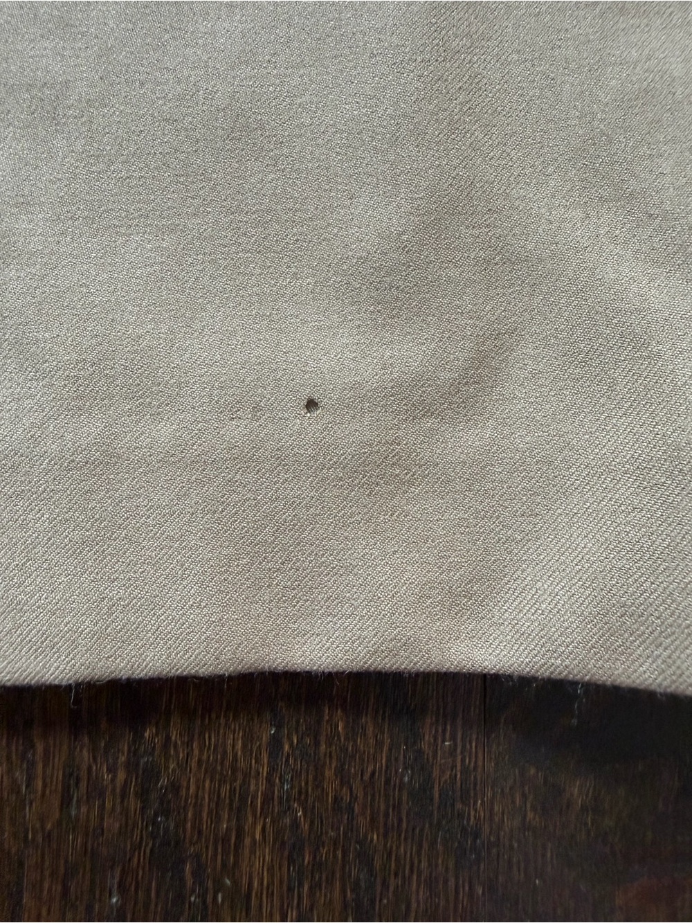 Theory Neutral Beige Wool Pencil Skirt with Front Slit - Picture 5 of 11